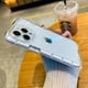 thumbnail image 1 of Funda De Teléfono A Prueba De Golpes De Lujo Luminosa Para iPhone 13 Pro Max 11 12 XS XR 2in1 Parachoques De Neón De Silicona Suave, 1 of 4