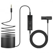 Yanmai Professional Lavalier Microphone Clip-on Lapel Mic Omni-directional Condenser Microphone Audio Recorders Youtube Interview Podcast Studio Video Recording for Smartphones Camcorders Cameras PC