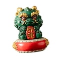 thumbnail image 3 of Estatua china de Kirin, decoración de Feng Shui chino, regalo de cumpleaños, escultura de riqueza para Suerte con la base, 3 of 9