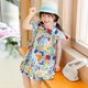 thumbnail image 3 of Girl Dresses100% Cotton Children's Clothing Summer Kids Clothes Girls Party Princess Fashion Outfit Flower Pattern Beach Dresses, 3 of 6