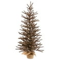thumbnail image 1 of Vickerman B162524 Chocolate Tabletop Tree with Burlap Base, 24 in., 1 of 1