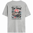 thumbnail image 3 of Christian Bible Verse Print Tshirts Romans 8:28 Scripture Graphic Tees Short Sleeve Casual Tops Cotton Shirts for Daily Outfits Gray,L, 3 of 6