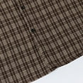 thumbnail image 6 of Tawop Shirts for Men Plaid Short Sleeve Mens Shirts Button Down Collar Casual Fashion Shirts, 6 of 8