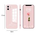 thumbnail image 2 of ziyahi Glass Back Phone Covers with Solid Color Full Rugged Bumper Anti-Slip Design for Iphone 7P/8P/7/8/XS Max/XR/X/XS, 2 of 5