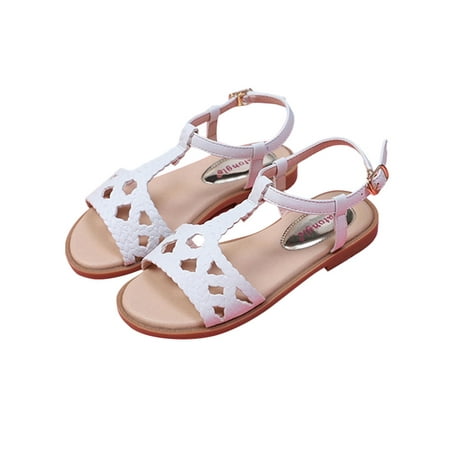

Kesitin Girl s Comfort Fashion Open Toe Dress Sandal Girls Outdoor Lightweight Shoes