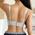 thumbnail image 4 of Nfurl Womens No Underwire Bra Supportive Push up Wireless Bras Soft Cup Comfortable Everyday Bralettes Gray,36, 4 of 5