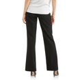 thumbnail image 2 of Oh! Mamma Maternity Women's Straight Leg Career Dress Work Formal Pant with Pockets and Full Panel (Women's & Women's Plus), 2 of 3