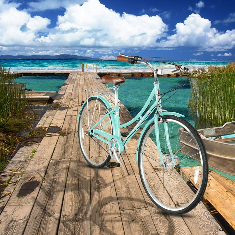 Tracer Osaka Hybrid City Bike for Women, Steel Frame, Shimano