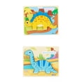 thumbnail image 1 of Rompecabezas de dinosaurios de escritorio de para niños de 2 piezas para niños, 1 of 9