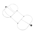 thumbnail image 4 of Boat Fenders Holder Rack, Foldable Double  Rack Flexible Mount Weather Proof 11.65in Frame Hole  For Marine, 4 of 7