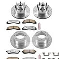 thumbnail image 3 of PowerStop Front and Rear Z36 Truck & Tow Carbon-Fiber Ceramic Brake Pad and Drilled and Slotted Rotor Kit Fits: FORD Select Models K1393-36, 3 of 9