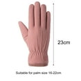 thumbnail image 5 of Winter Gloves For Women - Suede Gloves with Bow - Finest Selection, 5 of 8