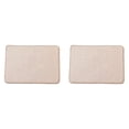 thumbnail image 2 of 2Pcs Highly Absorbent Microfiber Dish Drying Mat, Fast Drying Kitchen Counter Mat for Dishes Pots, Reusable Washable Drainer Pad, 12X16In (Beige1), 2 of 5