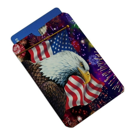 Graphics and More - Eagle Patriotic 4th of July Celebration American Flag Fireworks Credit Card ...