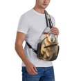 thumbnail image 7 of Sling Bag for Men, Cute Prairie Sheep Herd Fanny Pack Crossbody Bags Shoulder Chest Bag, Small Gym Bag Anti Theft Crossbody Backpack Daypack for Travel Sports Running Hiking, 7 of 7