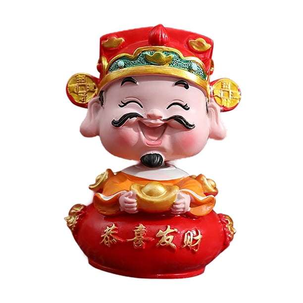 Estatuil, estatuil, artesanía, Feng Shui, colección de esculturas de , escritorio, dormitorio, Festival de primavera, decoración de C Sunnimix Estatua de estatuilla