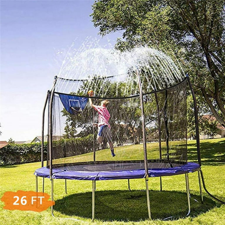 Trampoline Waterpark Heavy Duty Trampoline Sprinkler Hose - Trampoline  Accessories Fun Summer Outdoor Water Game Toys for Boys, Girls and Adults – 