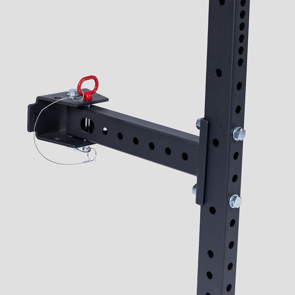 Titan Fitness T-3 Series Wall Mounted Folding Power Rack, 91" Height x 21" Depth, Compact Space-Saving Rack, 2x3 11-Gauge Steel Uprights, Includes J-Hooks & Pull-Up Bar