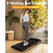 3-in-1 Under Desk Treadmill, 2.5HP Folding Walking Pad for Home & Office, Space-Saving Compact Design with Remote, 265 lbs Weight Capacity and Quiet Operation