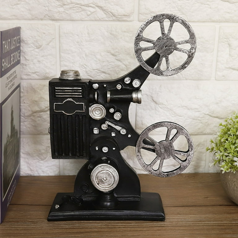 BiuZi Film Props Model 1Pc Vintage Resin Decoration Props Bar Cafe Shop  Window Decoration Vintage Film Projector Model Film Props Resin Models Film  Projector Prop Film Prop Vintage Models Resin Models 