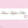thumbnail image 2 of CafePress - Future Fighter Pilot Pink Heart Girl Infant Bodysu - Baby Light Bodysuit, Size Newborn - 24 Months, 2 of 4