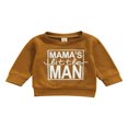 thumbnail image 1 of Petit Homme Bébé Garçons Chandail Manteau Manches Longues Chandail Décontracté Hauts Vêtements d'Automne Noir 12-18 Mois, 1 of 7