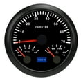 thumbnail image 2 of 3 In 1 85mm Tachometer High Definition Gauge Rotation Speed Car Truck Boat Motorhome Metal, 2 of 7