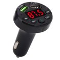 thumbnail image 4 of Reproductor MP3 E6 Bling Bling con Bluetooth 5.0 para coche modulador adaptador FM de carga rápida con doble USB, 4 of 12