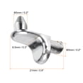 thumbnail image 2 of Uxcell 80pcs Shelf Support Peg 5mm(1/5 Inch) Zinc Alloy Bracket Pegs with Pin Cabinet Peg for Bookcase Wardrobe, 2 of 7