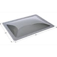thumbnail image 3 of Specialty Recreation Skylight SL2230S 5 Inch High Bubble Type Dome; Mounts Outside RV; Rectangular; For 30 Inch Length x 22 Inch Width Opening; 33-1/2 Inch Length x 25-1/2 Inch Width Flange, 3 of 4