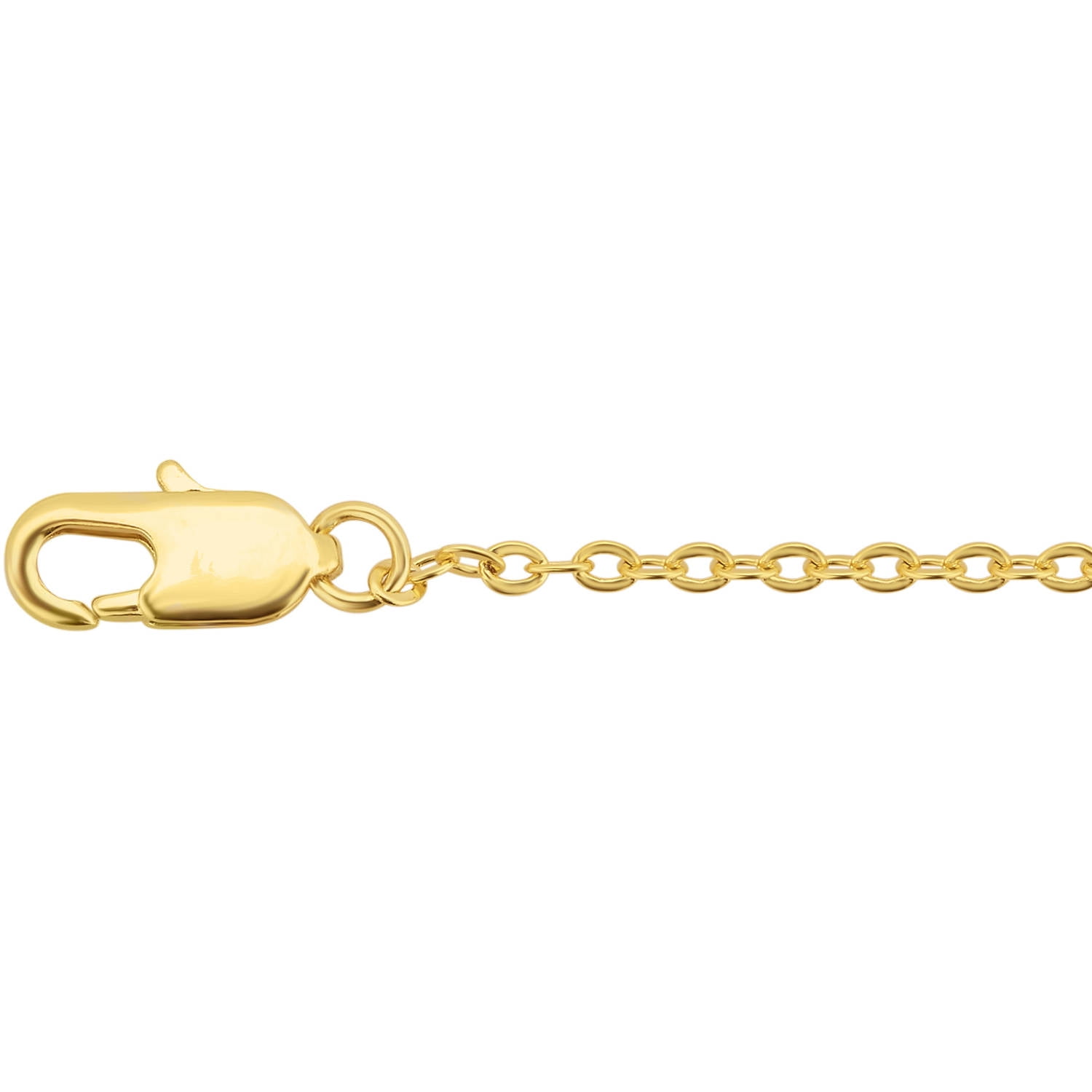 Arista Round Diamond Accent Women's Owl Charm Bracelet in Two Tone over Brass, 7"