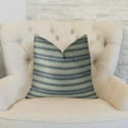 thumbnail image 2 of Plutus 12" x 20" By meadow Handmade Luxury Pillow in Navy and Cream, 2 of 3