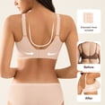 thumbnail image 4 of QYLUX Wireless Comfort Bra for Women - Full Coverage, Seamless, Soft Support, T-Shirt & Sports Bra for Everyday Wear,Nude,3XL, 4 of 7