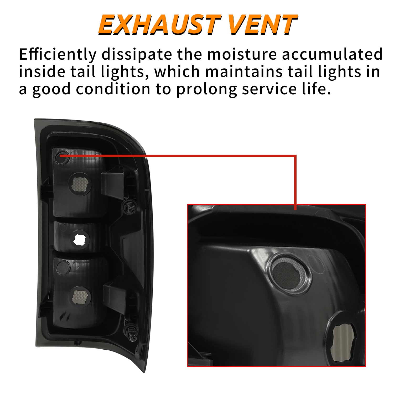 Kojem Pair Tail Lights for 2014-2018 Chevy Chevrolet Silverado 1500/2500/3500 HD GMC Sierra 3500 HD Replacement for GM2800261 GM2801261 w/o Bulbs Smoke Lens Chrome Housing