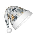 thumbnail image 2 of Fotbe Winter Forest Animals for Christmas Hat, Santa Hat for Kids Xmas Holiday Hat Comfort Christmas New Year Festive Party Supplies, 2 of 6