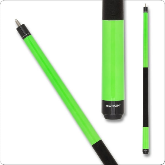 Action Starter COL08 Neon Green Pool Cue Billiard Stick Billiards Cues
