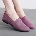 thumbnail image 5 of Xiaoxatg Women's Casual Shoes - Breathable Soft Bottom Comfortable Flat Fashion Footwear for Spring and Summer 7.5 Purple, 5 of 9