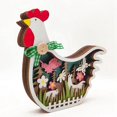 thumbnail image 5 of Decoración de Mesa de Pavo de Madera Adornos Artesanales de Madera para el Escritorio del Hogar, 5 of 5