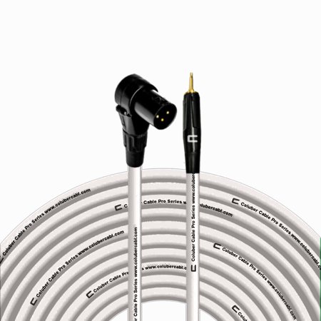 Coluber Cable Right Angle Male XLR - 3.5 TS Male 3-Pin Microphone Connector