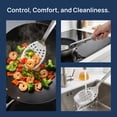 thumbnail image 3 of Unique Bargains Kitchen Heat-Resistant Cooking Tool with Long Handle Silver 13x3.1 in, 3 of 5