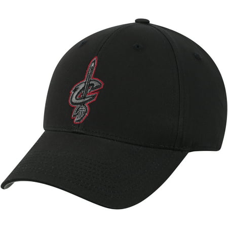 Men's Black Cleveland Cavaliers Mass Basic Adjustable Hat - OSFA
