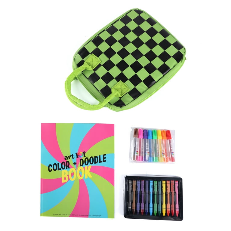 Art 101 On-the-Go Artist Coloring Set in Organizer Bag for