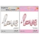 thumbnail image 3 of Suministros para bodas Carta de amor Globo Sala de bodas Decoración para fiesta de San Valentín Tarjeta trasera Globo de película de aluminio individual, 3 of 5