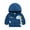 Navy Blue, variant on WIBACKER Fall Baby Boys Zip Up Hoodie Toddler Dinosaur Sweatshirts Kids Cartoon Lightweight Jacket