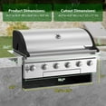 thumbnail image 5 of BRANDMAN GRILLS SINCE 1987 Stainless Steel 6 Burner Built-In Outdoor Kitchen Gas Grill, 5 of 10