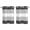 Gray, variant on Gray Beige Stripe Kitchen Curtains Small Short 39 Inch Length, Modern Art Horizontal Striped Grommet Top Bedroom Living Room Curtains, Light Filtering Cafe Curtain Drapes 2 Panels Set 55''x39''