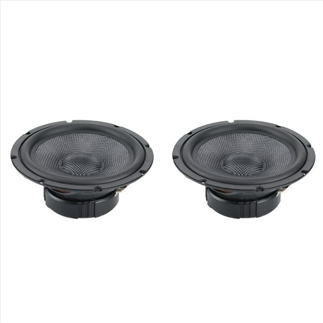 2 Unidad de Altavoces de Graves de Rango Medio de 6,5 Pulgadas, Altavoz de Graves de Fibra de Vidrio de 4 Ohmios y 40 W, Altavoz de Audio de Alta Fidelidad DIY para Cine en Casa