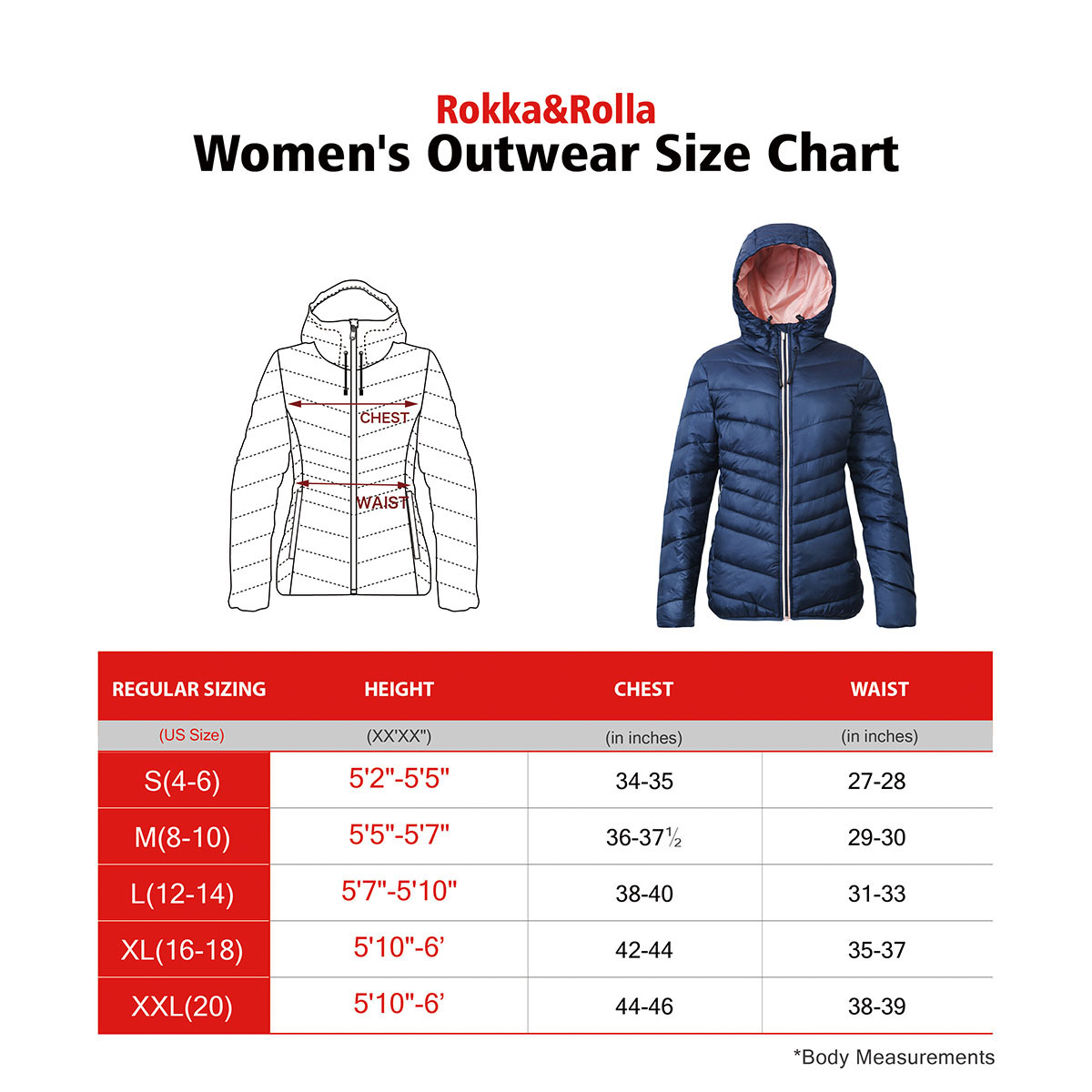 Rokka & Rolla Women's Light Puffer Jacket photo 2