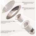 thumbnail image 2 of Shower Sink Check Valve, Channel Core, Smell Proof, for Kitchen, Bathroom, Bathroom Pipe Check Valve, Floor Drain Seal (2), 2 of 5