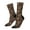 2 Black-2, variant on Brown Camouflage Skull Print Adult Socks for Men & Women,Calf Socks, Ankle Socks,Boots Socks,Breathable Casual Sock,Unisex Crew Socks